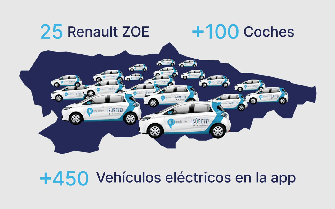 ☝️ Ampliamos nuestra flota con 25 Renault ZOE